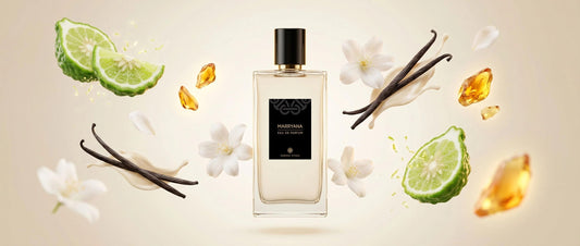 Elegant Marryana perfume bottle by Essence Ethics for night luxury.